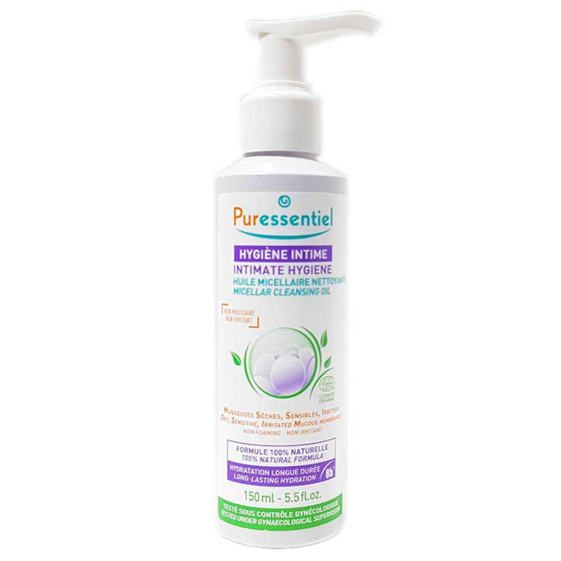Puressentiel Huile Micellaire Nettoyante Hygiène Intime 150ml Puressentiel Huile Micellaire Nettoyante Hygiène Intime 150ml