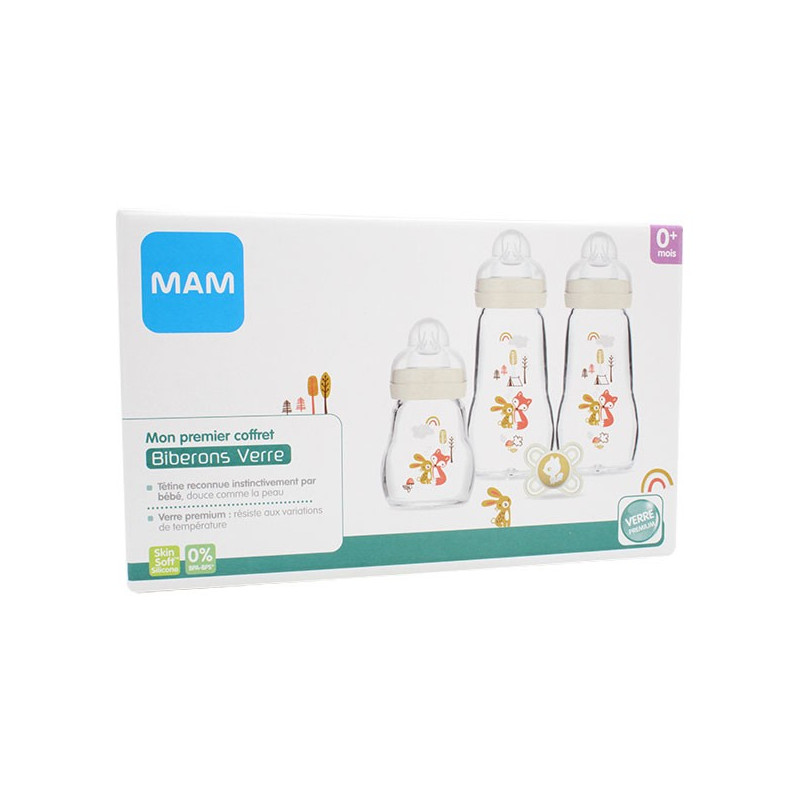 MAM Biberon Verre Coffre Naissance MAM Biberon Verre Coffre Naissance