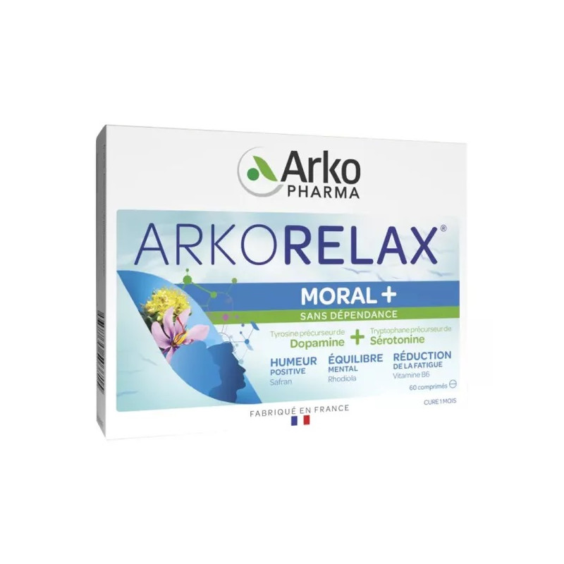 Arkopharma Arkorelax Moral+ 60 comprimés Arkopharma Arkorelax Moral+ 60 comprimés