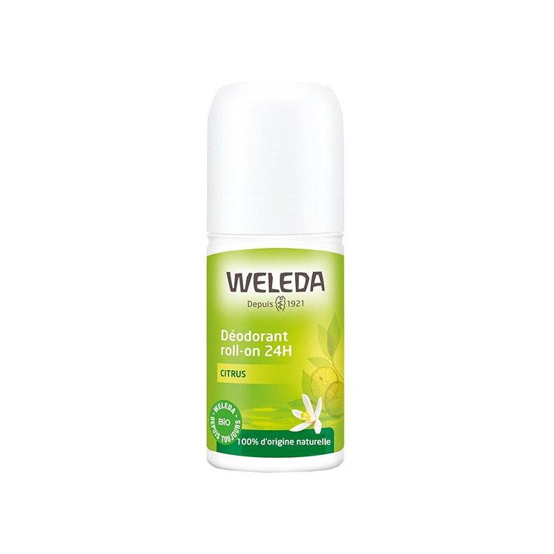 Weleda Déodorant Roll-on 24 H au Citrus 50 ml