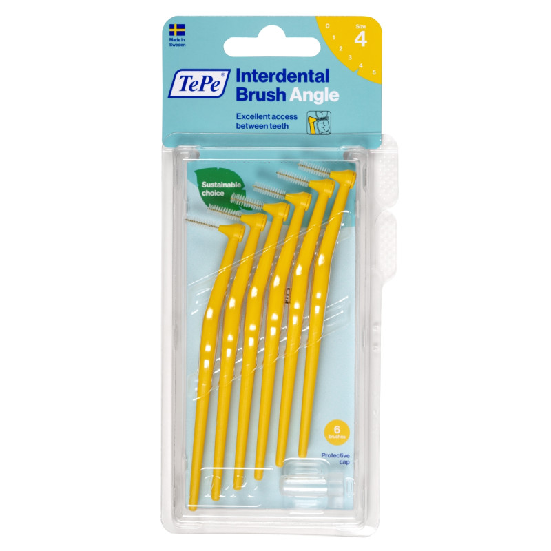 TePe Brossette Interdentaire Angle Eco-Responsable 0,7mm 6 unités TePe Brossette Interdentaire Angle Eco-Responsable 0,7mm 6 unités