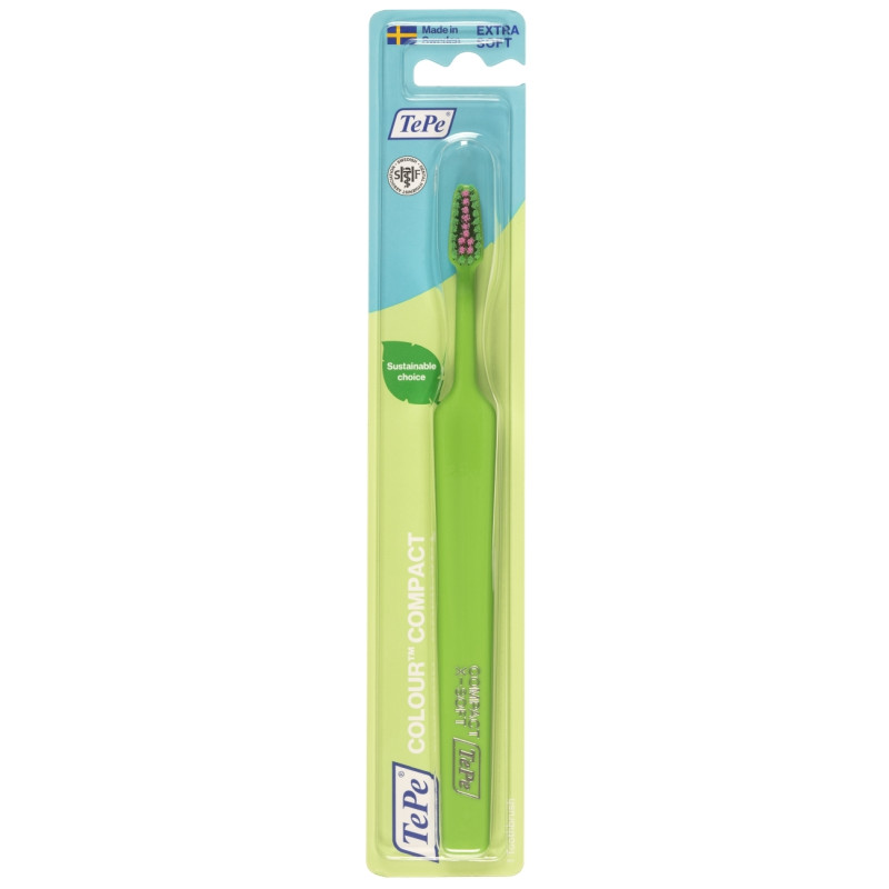 TePe Colour Compact Extra-Souple Vert TePe Colour Compact Extra-Souple Vert