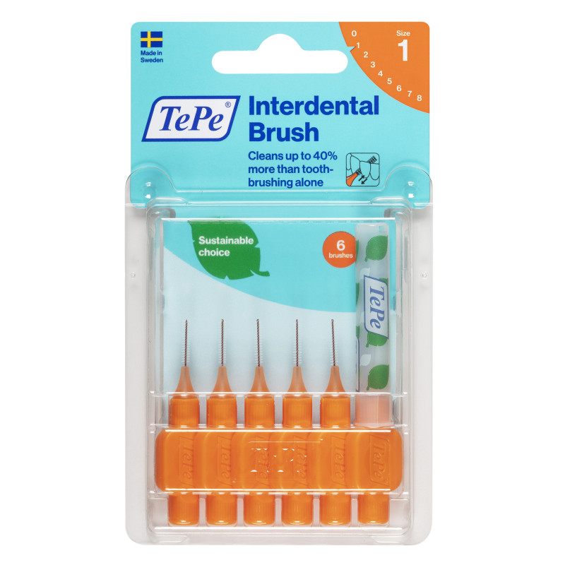 TePe Brossette Interdentaire Eco-Responsable 0,45mm 6 unités TePe Brossette Interdentaire Eco-Responsable 0,45mm 6 unités