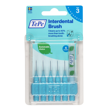 TePe Brossette Interdentaire Eco-Responsable 0,60mm 6 unités