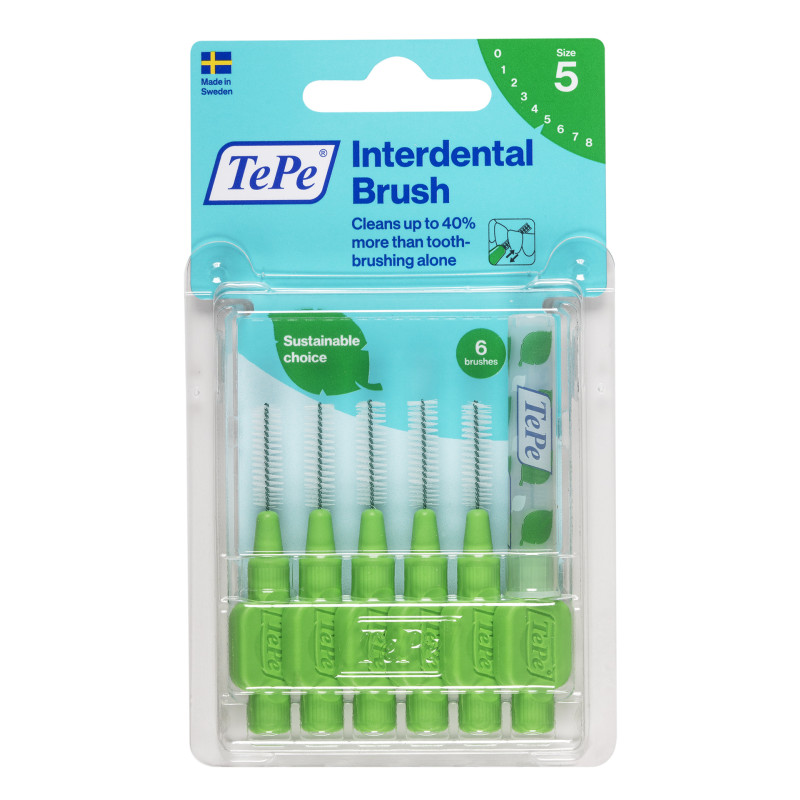 TePe Brossette Interdentaire Eco-Responsable 0,80mm 6 unités TePe Brossette Interdentaire Eco-Responsable 0,80mm 6 unités
