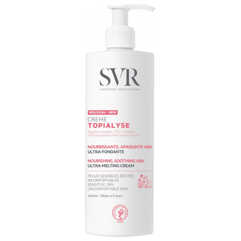SVR Topialyse Crème Nourrissante Apaisante 48H 400 ml SVR Topialyse Crème Nourrissante Apaisante 48H 400 ml