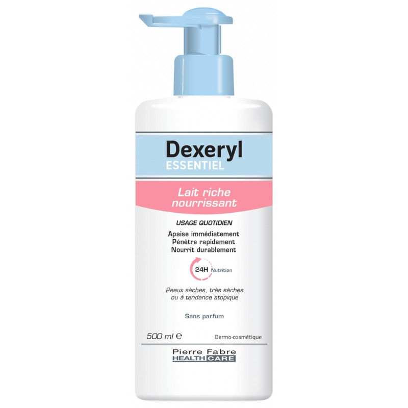 Dexeryl Essentiel Lait Riche Nourrissant 500 ml Dexeryl Essentiel Lait Riche Nourrissant 500 ml