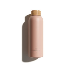 Waterdrop bouteille inox pastel orange mat 600ml