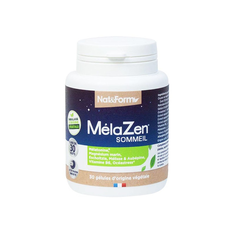 Nat & Form Expert Melazen 30 gélules végétales Nat & Form Expert Melazen 30 gélules végétales