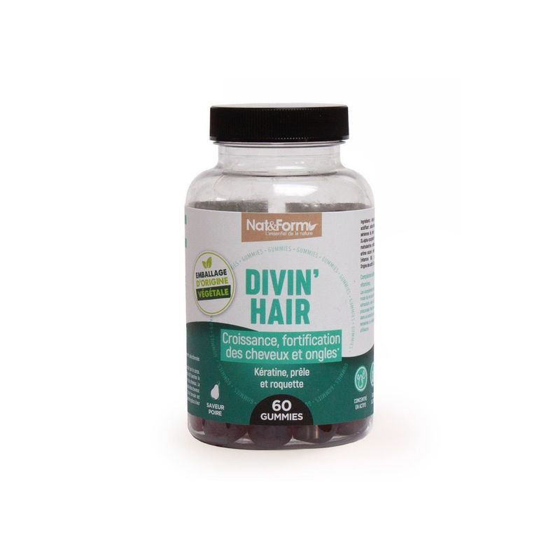 Nat & Form Activ' Divin'Hair 60 gummies