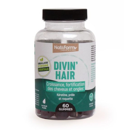 Nat & Form Activ' Divin'Hair 60 gummies