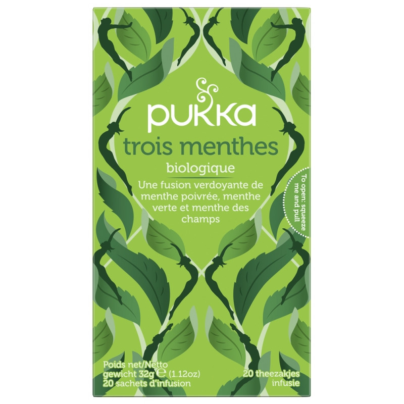 Pukka Trois Menthes Bio 20 Sachets Pukka Trois Menthes Bio 20 Sachets