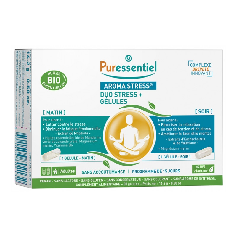 Puressentiel Duo Stress + 30 Gélules Puressentiel Duo Stress + 30 Gélules