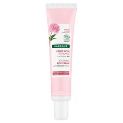 Klorane Crème Riche Apaisante à la Pivoine Bio 40 ml