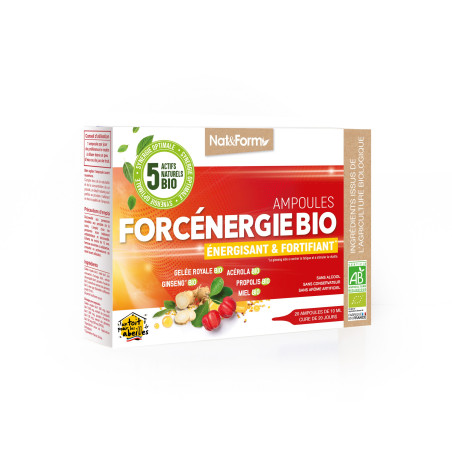 Nat&Form Forcenergie Bio 20Ampoules 10ml