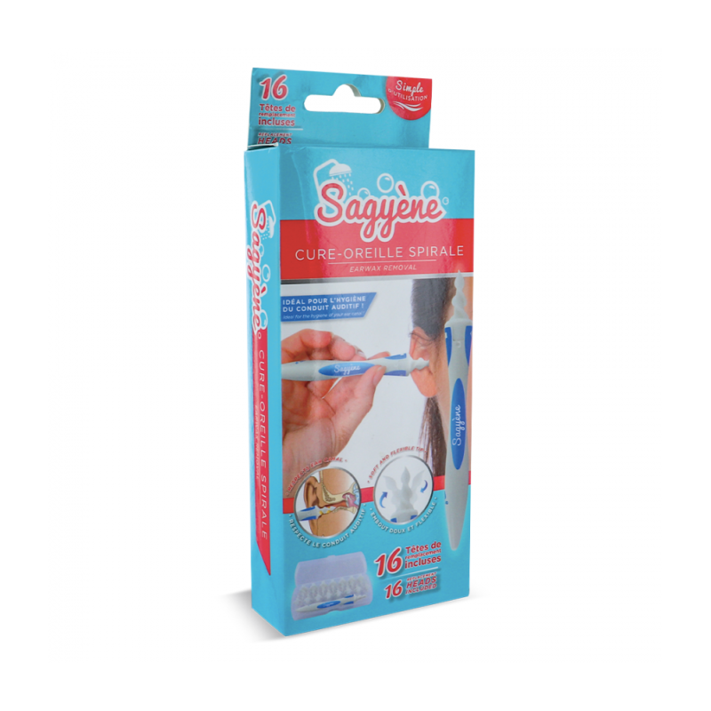 Sagyene Cure-Oreille Spirale Silicone Sagyene Cure-Oreille Spirale Silicone