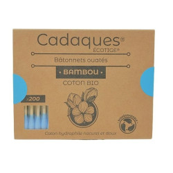 Cadaques Coton Tige Bambou Bleu 200