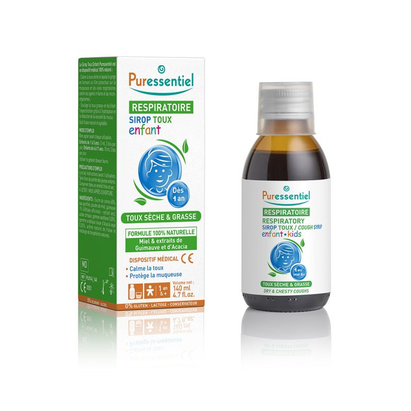 Puressentiel Sirop Toux Sèche et Grasse 140ml Puressentiel Sirop Toux Sèche et Grasse 140ml