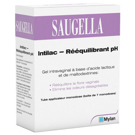 Saugella Intilac Rééquilibrant pH 7 Monodoses de 5 ml