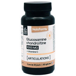 Nat & Form Nutraceutique Glucosamine Chondro 60 Gélules
