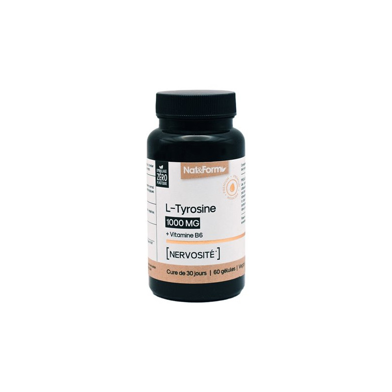 Nat & Form Nutraceutique Tyrosine 60 Gélules Nat & Form Nutraceutique Tyrosine 60 Gélules