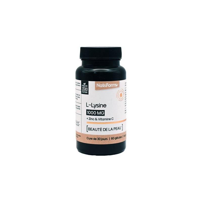 Nat & Form Nutraceutique L-Lysine 60 Gélules Nat & Form Nutraceutique L-Lysine 60 Gélules