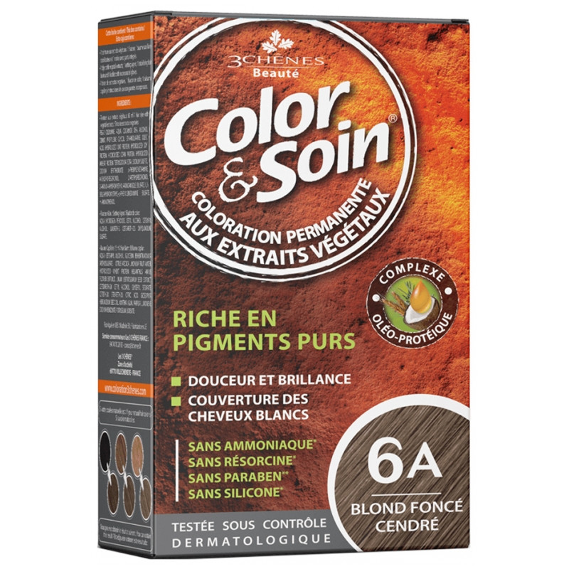 3 Chênes Color & Soin 6A - Blond Foncé Cendré 3 Chênes Color & Soin 6A - Blond Foncé Cendré