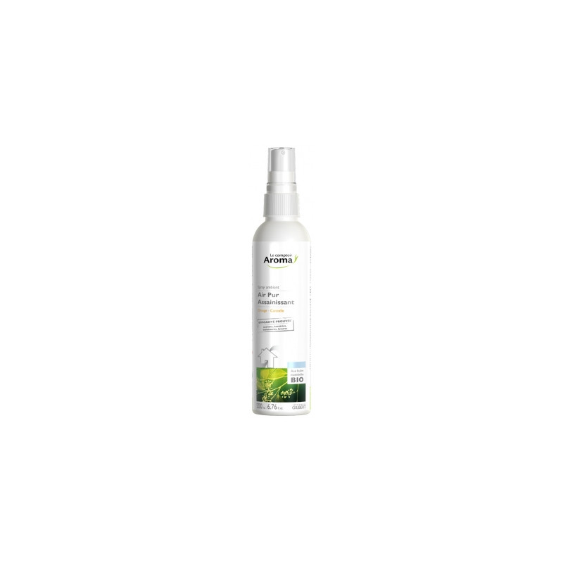 Air Pur Spray Assainissant Orange Cannelle 200 ml Air Pur Spray Assainissant Orange Cannelle 200 ml