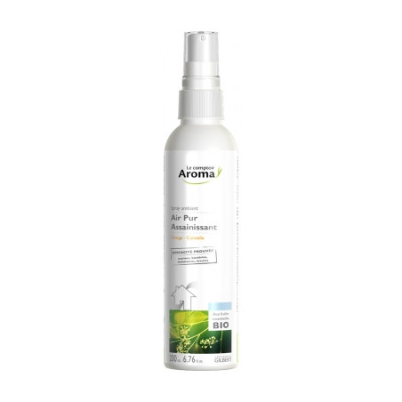 Air Pur Spray Assainissant Orange Cannelle 200 ml