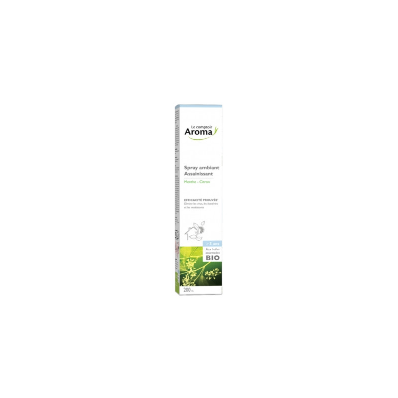 Spray Ambiant Assainissant Menthe Citron 200 ml