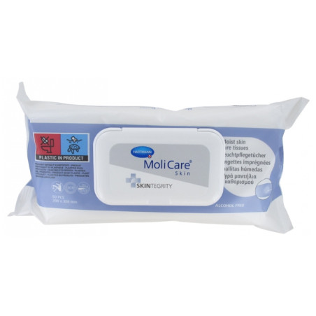 MoliCare Skin 50 Lingettes Imprégnées
