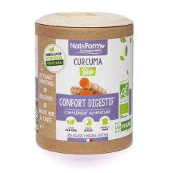 Nat&Form Curcuma Bio 200 Gélules Végan