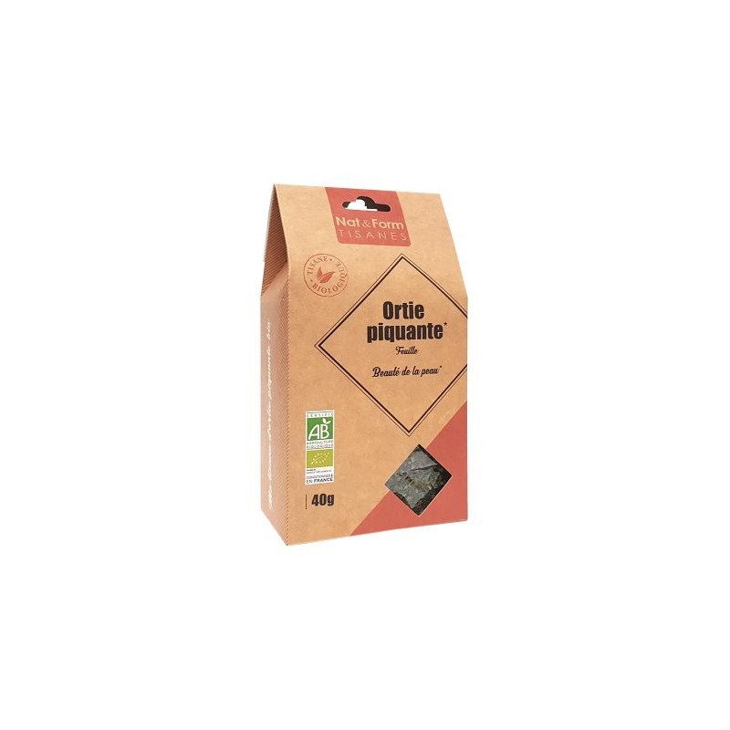 Nat&Form Tisanes Ortie Piquante Feuilles Bio 40g Nat&Form Tisanes Ortie Piquante Feuilles Bio 40g