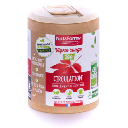 Nat&Form Vigne Rouge Bio 200 Gélules Végan