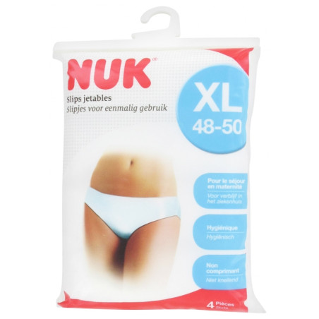 Nuk Slips Jetables 4 Pièces - Taille : XL
