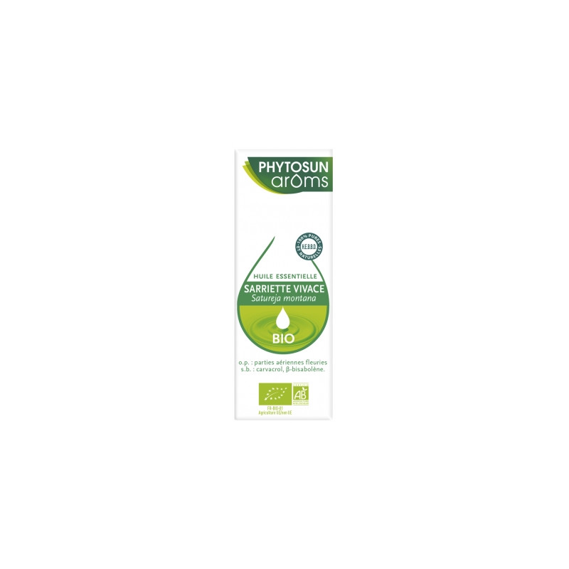 Phytosun Huile Essentielle Sarriette Vivace Bio 5 ml Phytosun Huile Essentielle Sarriette Vivace Bio 5 ml