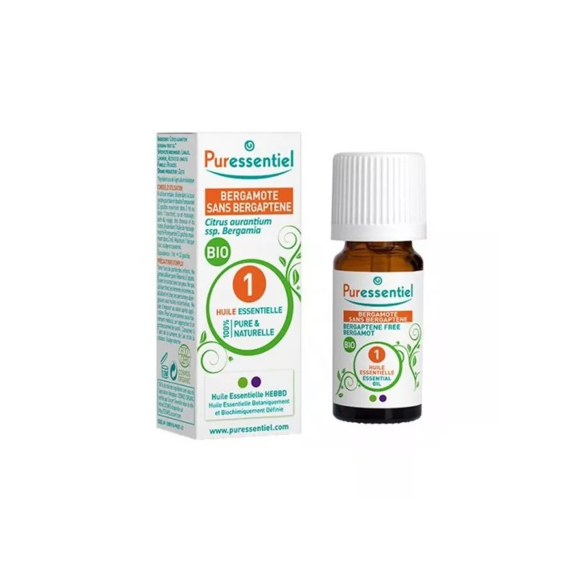 Puressentiel Huile Essentielle Bergamote sans Bergaptène Bio 10 ml Puressentiel Huile Essentielle Bergamote sans Bergaptène Bio 10 ml