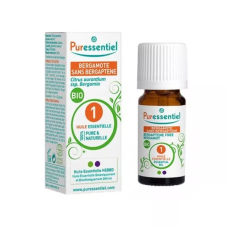 Puressentiel Huile Essentielle Bergamote sans Bergaptène Bio 10 ml