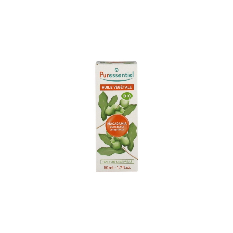 Puressentiel Huile Végétale Macadamia Bio 50 ml Puressentiel Huile Végétale Macadamia Bio 50 ml