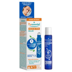 Puressentiel Maux de Tête Roller aux 9 Huiles Essentielles 10 ml