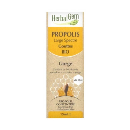 Herbalgem Bio Propolis Large Spectre Gorge 15 ml