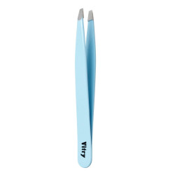 Vitry Pince à Epiler Professionnelle Mors Biais Bleu Pale