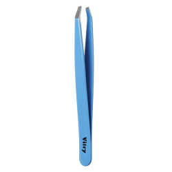 Vitry Pince à Epiler Professionnelle Mors Biais Bleue