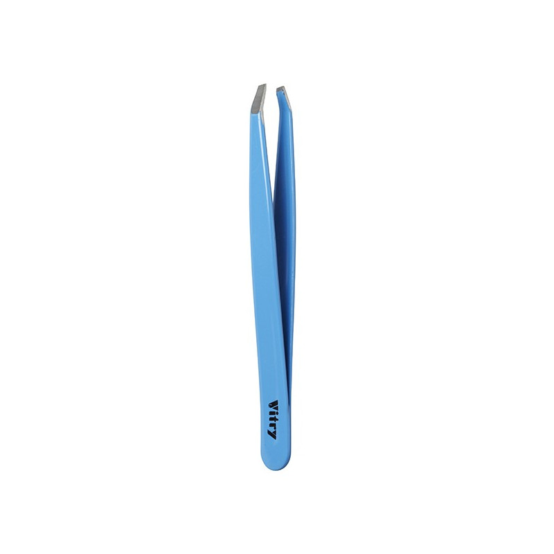Vitry Pince à Epiler Professionnelle Mors Biais Bleue Vitry Pince à Epiler Professionnelle Mors Biais Bleue