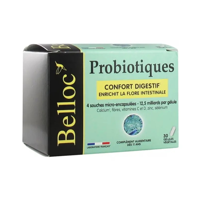 Belloc Probiotiques 30 Gélules Végétales Belloc Probiotiques 30 Gélules Végétales