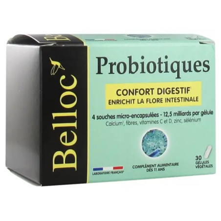 Belloc Probiotiques 30 Gélules Végétales