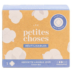 Les Petites Choses Serviette Lavable Jour Coton Bio
