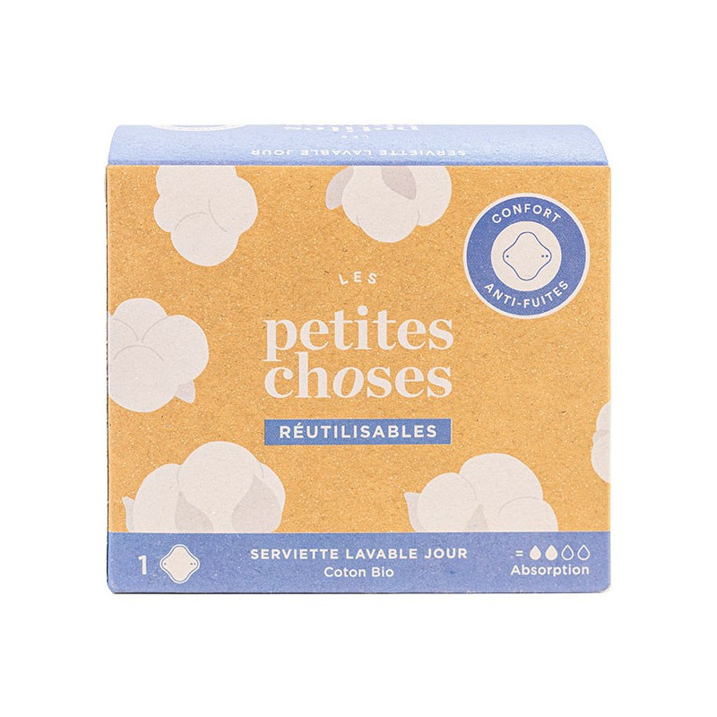 Les Petites Choses Serviette Lavable Jour Coton Bio Les Petites Choses Serviette Lavable Jour Coton Bio