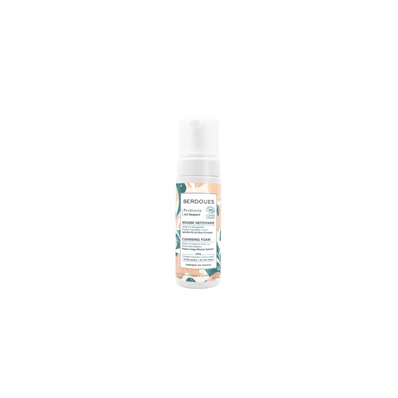 Berdoues Mousse Nettoyante Anti-Age Soin Probiotic