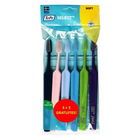 Tepe Pack 6 Brosses à dents Select Souples